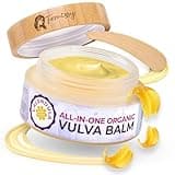 Vulva Balm Moisturizing Vaginal Cream with NO Menthol; Natural Yoni Cream for Feminine Health; Intimate Vulva Care for Redness Relief; Dryness Menopause Cream for External usage Sensitive Skin (2 oz)