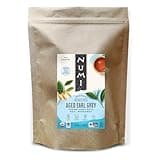 Numi Organic Aged Earl Grey Tea, 16 Ounce Pouch, Loose Leaf Black Tea With Bergamot, Brews 200 Cups (Packaging May Vary)