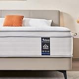 Madevos Queen Mattress, 12 Inch Hybrid Mattress in a Box, Memory Foam and Individual Pocket Springs, Soft and Breathable, Medium Firm Feel