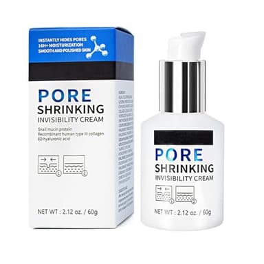 Grospe Pore Invisible Cream,Pore Shrinking Invisibility Cream,Pore Minimizer & Reducer for Face,Oil Control Firming,Conceals Pores,Moisturizing,Lightens Fine Lines