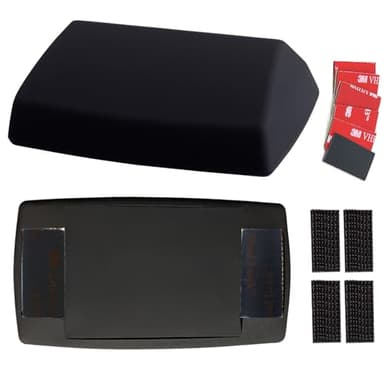 EZ Skin Bundle: Full-Wrap Silicone Skin for EZ Pass + Black Interlocking Strips = Discreet Look Inside & Outside Your Windshield! (Fits EZ Pass Mini/iPass)
