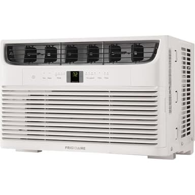 Frigidaire 6,000 BTU Window Air Conditioner and Dehumidifier, 115V, Cools up to 250 Sq. Ft. for Apartment, Dorm Room, Small/Medium Rooms, with Remote Control, White