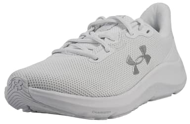 Under Armour UA W Charged Pursuit 4, White/White/Metallic Silver 8 M US