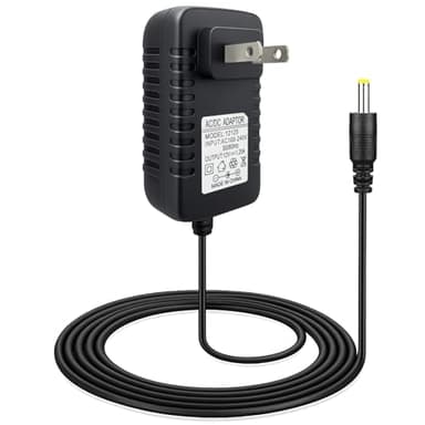 AZJCKEW 15W Power Adapter Charger, Compatible with Echo Dot 3rd/4th/5th Gen Echo Show 5 (1st & 2nd Gen) Echo Pop Kids Edition Smart Speaker DC Charger Cord, 6.6FT Long Cable – Black