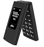 Plum Flipper 4G Volte Unlocked Flip Phone ATT TMobile 2022 Model - Black Flipper LTE