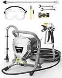 MaXpray M1 Airless Paint Sprayer, Highly Efficient Thinning-Free Minimal Overspray for Up to 10 Gallon DIY Painting Projects Home Interior & House Exterior, Comes with Sprayer Accessories
