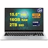 SAMSUNG Galaxy Book 4 Business Copilot AI PC Laptop 15.6" FHD Anti-Glare Intel 10-core Ultra 7 150U (Beats i7-1335U) 16GB RAM 2TB SSD Backlit Fingerprint USB-C Long-Lasting Battery Win11 Silver