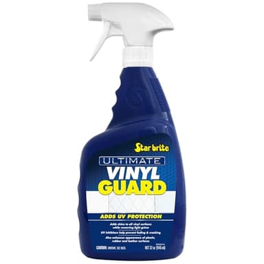STAR BRITE Ultimate Vinyl Guard - Spray on Protection & Shine - Prevent Fading & Cracking - Keep Vinyl, Leather, Plastic & Rubber - 32 OZ (095932)