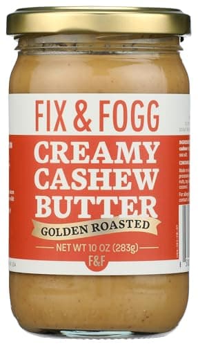 Fix And Fogg Creamy Cashew Butter, 10 Ounce.