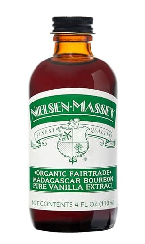 Nielsen-Massey Organic Fairtrade Madagascar Bourbon Pure Vanilla Extract,4 ounces (packaging may vary)