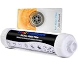 H&G lifestyles Iron RV Water Filter, RV Inline Water Filter for RV Hose, Reduce Iron Fluoride Manganese Improve Water Taste for Drinking Water, 3/4" GHT, Ideal for Campers, Marine, Boats, Trailer