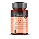 pureclinica Lycopene 50mg x 180 Tablets (6 Months Supply). 300% Strength of Regular Lycopene Tablets.