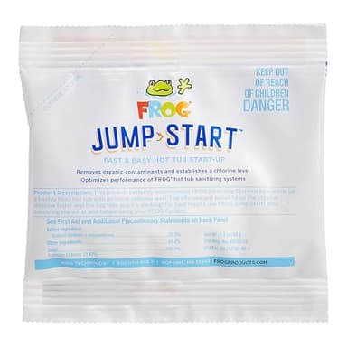 FROG Jump Start for Hot Tubs - Start-Up Chlorine Shock Removes Organic Contaminants & Establishes Chlorine Level - Hot Tub Set Up & Treatment - 1 Pack