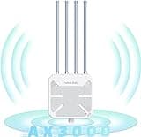 WAVLINK AX3000 WiFi 6 Wireless Outdoor Wireless Access Points, Long Range Outdoor WiFi with Dual Band/PoE/IP67/600mW of Power/Up to 256 Devices for Parties, Business Gatherings Work with Starlink
