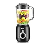 Bear Blender, 2024 New 700W Smoothie Countertop Blender with 40oz Blender Cup for Shakes and Smoothies, 3-Speed for Crushing Ice, Puree and Frozen Fruit with Autonomous Clean