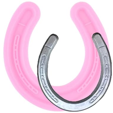 YIHUOMOLDS Horseshoe Fondant Molds Horseshoe Cake Decorating Mold For Cake Decoration Cupcake Topper Chocolate Candy Gum Paste Polymer Clay