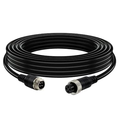 Lonlonty 4-pin Aviation Video Extension Cable, Backup Camera Extension Cable for Car, Trailer, Bus, Truck Reversing Rear View Camera.(33FT/10M)