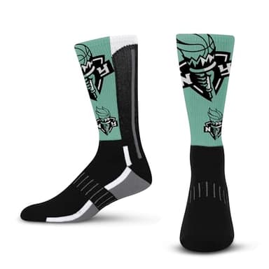 For Bare Feet WNBA NEW YORK LIBERTY Zoom II Crew Sock Size Medium