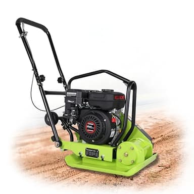 BETTERI 6.5HP Plate Compactor Machine, 196cc Gas Powered Dirt Compactor 5400VPM, 20" x 15" Plate Tamper Ground Soil Compactors for Walkways Pavers Yard Landscaping, EPA Compliant