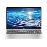 HP 15.6" Touchscreen Laptop, Intel Core i5 Processor, 16GB RAM, 1TB SSD,Numeric Keypad, Bluetooth, Wi-Fi, Long Battery Life, Windows 11 Home, Alpacatec Accessories, Silver