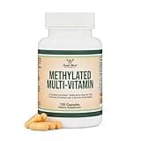 Methylated Multivitamin (Methylated and Activated Vitamins Only - B Complex with Trimethylglycine (TMG) and Methylfolate)(Non-GMO, Gluten Free MTHFR Supplement) 120 Capsules by Double Wood