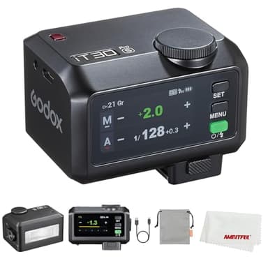 Godox iT30Pro S iT30ProS Mini Flash for Sony Camera, TTL Auto-Exposure, HSS 1/8000 Seconds, 2.4G Wireless Xsystem, 2.8" Full-Color Touchscreen, Lithium Battery (iT30Pro for Sony)