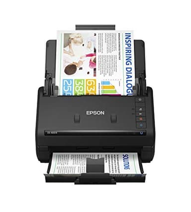 Epson Workforce ES-400 II Color Duplex Desktop Document Scanner for PC and Mac with Auto Doc Feeder (ADF), Image Adjustment Tools
