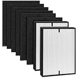 8 Pack 3000 Replacement Filters Compatible with 3000,3000M,3000 Pro, 2 Filter, 2 Activated Carbon & 4 Extra Carbn Pre-Filters