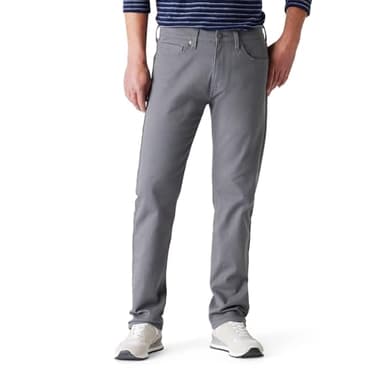 Levi Strauss Signature Gold Mens Regular Fit Flex Jeans, (New) Smoked Pearl, 34Wx32L