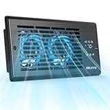 Hisummer Register Booster Fan, Quiet Vent Fan for 4" x 10" Duct Openings, 10-Speed Air Boosting Register, Remote Control AC Booster Vent for Home Heating & Cooling Solutions