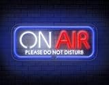 On Air Neon Sign - LED Neon Light Sign for Wall Decor, Podcast Decor, Neon Wall Sign, LED Neon Signs, Neon Signs for Wall Decor