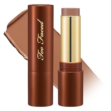 Too Faced Chocolate Soleil Melting Bronzing & Sculpting Stick | Multi-Use, Contour + Cream Bronzer Stick | Lightweight, Satin-Finish with Buildable Coverage, 0.28 Ounce, 0.28 Ounce, Chocolate Mousse