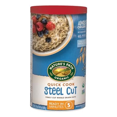 Nature's Path Organic Quick Cook Steel Cut Oatmeal, 24 oz (Pack of 1), Non-GMO