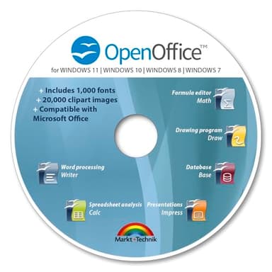 Office Suite 2025 Edition CD DVD 100% compatible with Microsoft® Word® and Excel® for Windows 11-10-8-7-Vista-XP