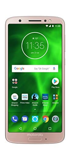 Moto G6 – 32 GB – Unlocked (AT&T/Sprint/T-Mobile/Verizon) – Oyster Blush - Prime Exclusive Phone
