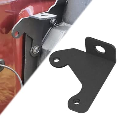 YZONA for CB Radio Antenna Spare Tire Mount Bracket Compatible with 2007-2018 Jeep Wrangler JK JKU Unlimited Rubicon (2/4 Doors), Antenna Mounting Holder Stand Carbon Steel