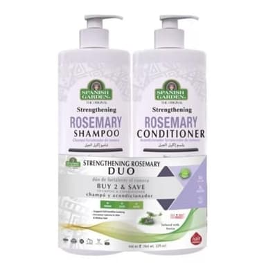 Spanish Garden Strengthening Rosemary Shampoo and Conditioner Duo Set