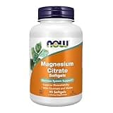 NOW Foods Supplements, Magnesium Citrate, With Glycinate & Malate, Nervous System Support*, 90 Softgels