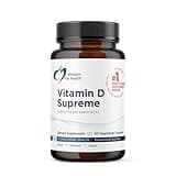 Designs for Health Vitamin D Supreme - Vitamin D 5000 IU with 2000mcg Vitamin K as MK4 for Bone Health, Heart Health & Immune Support - Vitamin D3 Enhanced with GG Supplement (60 Capsules)