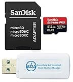 SanDisk 512GB microSD Extreme PRO Memory Card with Adapter Compatible with DJI OSMO Pocket 3 Gimbal Camera (SDSQXCD-512G-GN6MA) Bundle with (1) Everything But Stromboli MicroSDXC & SD Card Reader