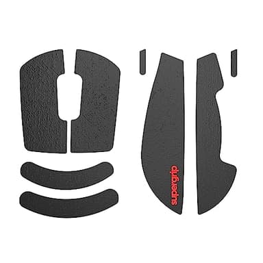 Pulsar Gaming Gears SUPERGRIP Griptape Set for Logitech G Pro X Superlight, Superlight 2 Sweat Absorbing High Performance Anti Slip 3M Adhesive no Residue Mouse Grip Tape Ultra-Thin 0.5mm (0.02in)