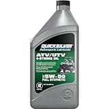 Quicksilver 8M0149407 5W-50 Full Synthetic 4-Stroke ATV/UTV Engine Oil – 1 Qt.