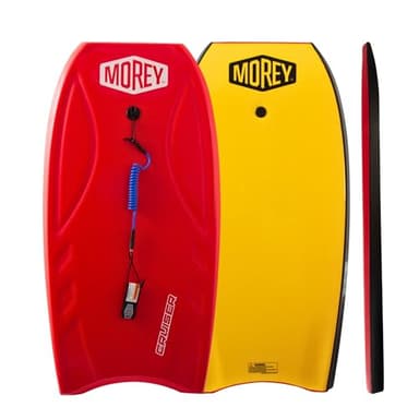 MOREY® Boogie Board Cruiser The Original Bodyboard; 42.5in Full Size Body Boards for Beach, for All Skill Levels, Engineered with HDPE Slick Bottom for Speed, Front Deck Contours for Grip. 2026 Model