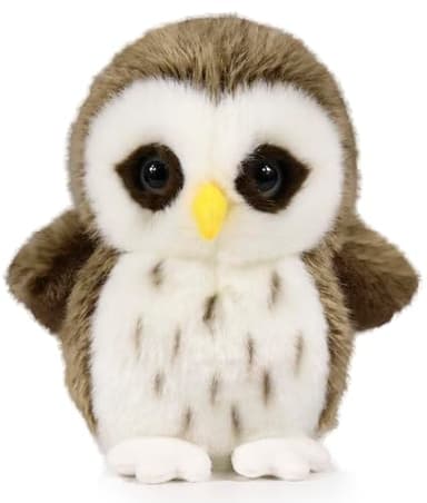 Ice King Bear Wild Animal Small Stuffed Animals Zoo Family Plush Toy (Owl 6 Inches)