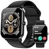 Smart Watch, Smartwatches for Men Women, 1.85"HD Fitness Tracker (Answer/Make Calls), 120+ Sport Modes, IP68 Waterproof Fitness Watch, Heart Rate/Sleep Monitor, Smartwatch Compatible Android iOS