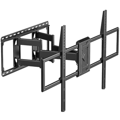 USX MOUNT Heavy Duty Full Motion TV Wall Mount for 60-120 Inch TVs, Holds 220lbs, 28" Extension Wall Bracket, Preassembled TV Mount for 65" 75" 85" 90" 98" 100", Max VESA 900x600mm, Fits 12-24" Studs