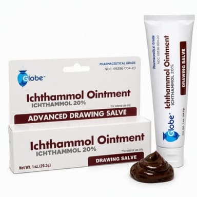 Globe Ichthammol Ointment 20% (Drawing Salve) 1 OZ