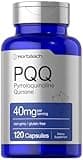 Horbäach PQQ Supplement 40 mg | 120 Capsules | Maximum Strength | Non-GMO and Gluten Free Supplement | Pyrroloquinoline Quinone Disodium Salt