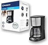 Westinghouse 220-volts Coffee Maker 10-12 cups with Permanent Filter- Hot Plate And Programmable Timer (Not For Use In USA)