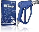 Essential Washer Short Pressure Washer Gun With Stainless Steel Swivel | Compatible With Foam Cannon | High Pressure Water 4000 PSI